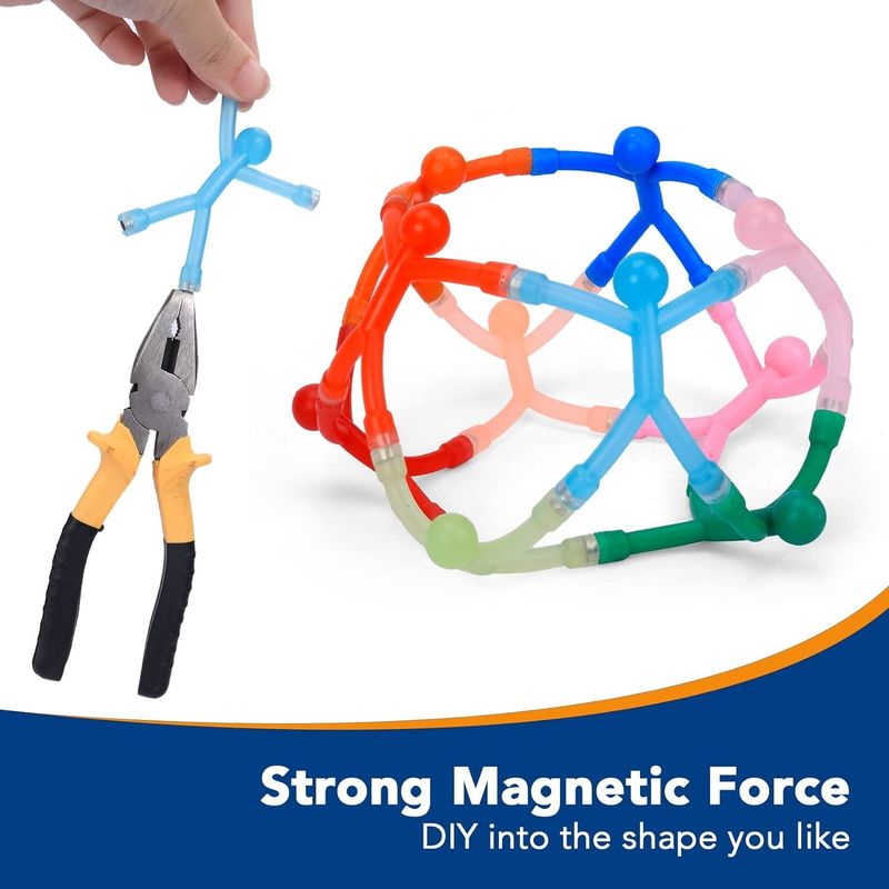 10PCS Humanoid Fridge Magnets Colorful Magnetic Toys For Kids And Decoration