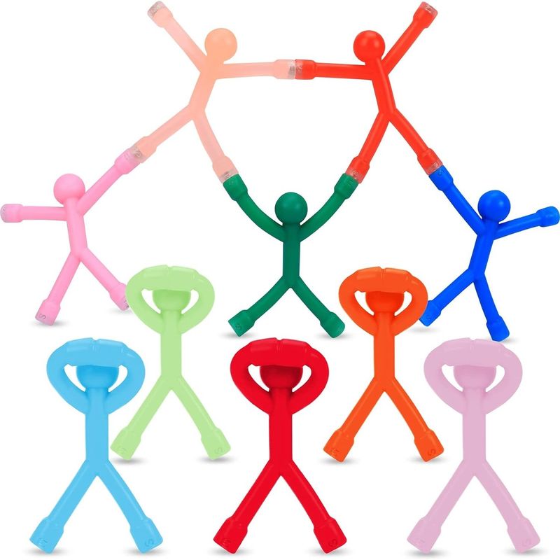 10PCS Humanoid Fridge Magnets Colorful Magnetic Toys For Kids And Decoration