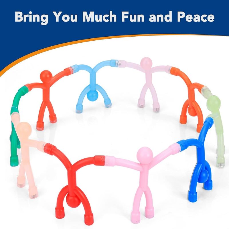 10PCS Humanoid Fridge Magnets Colorful Magnetic Toys For Kids And Decoration