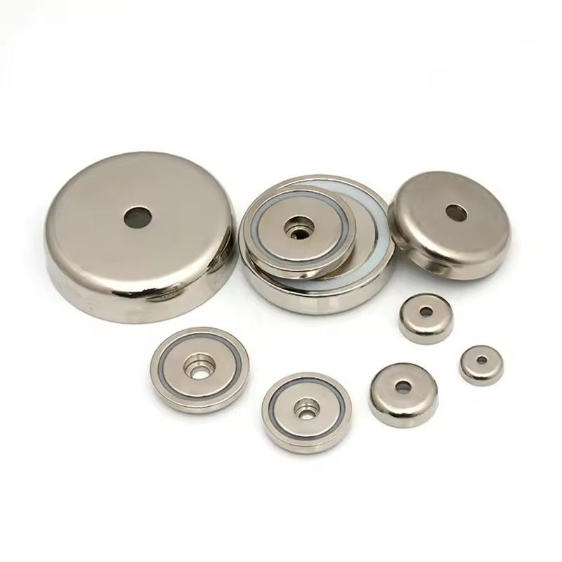 High Quality Neodymium NdFeB Magnet With Counter Bore Type B Magnet Pot N52