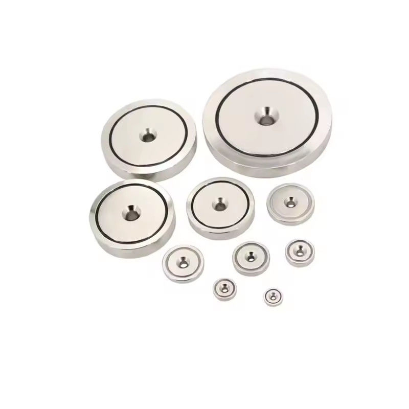 High Quality Neodymium NdFeB Magnet With Counter Bore Type B Magnet Pot N52