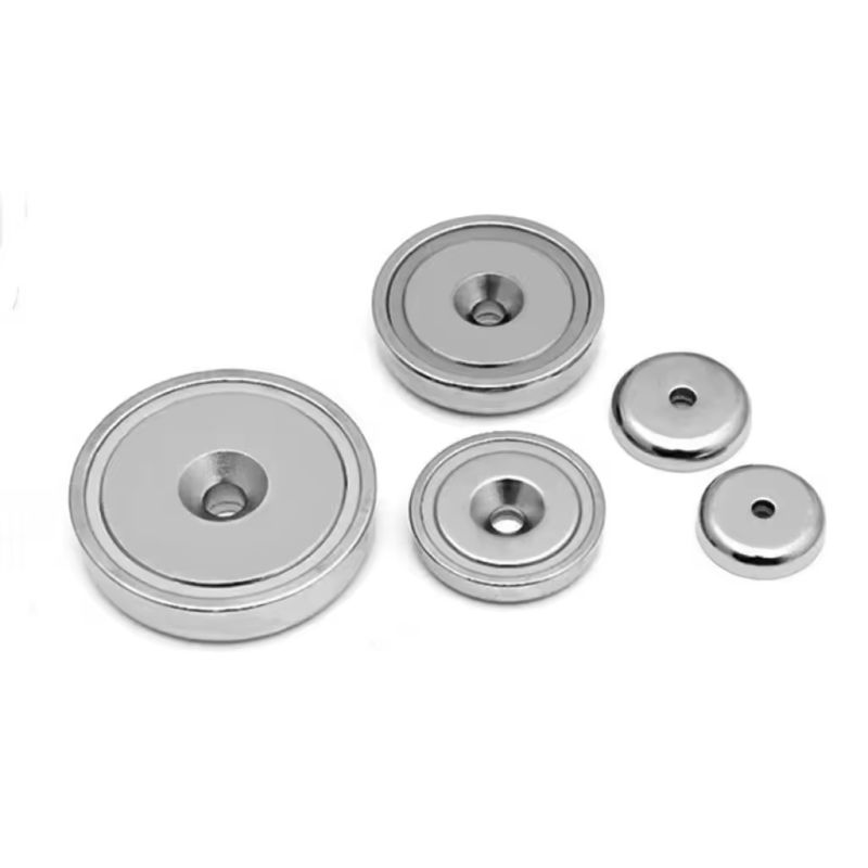 High Quality Neodymium NdFeB Magnet With Counter Bore Type B Magnet Pot N52