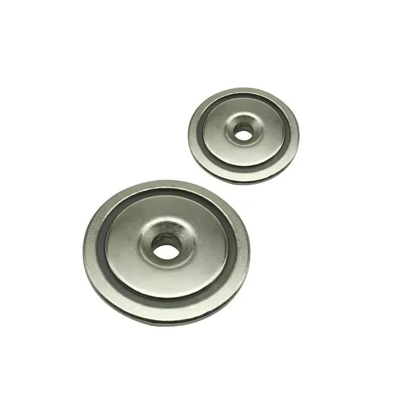 High Quality Neodymium NdFeB Magnet With Counter Bore Type B Magnet Pot N52