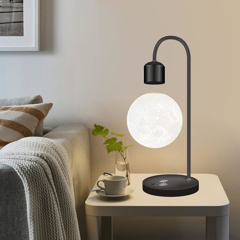Magnetic Levitating Moon Lamp Zero Gravity Floating Desk Toys For Decoration Gifts