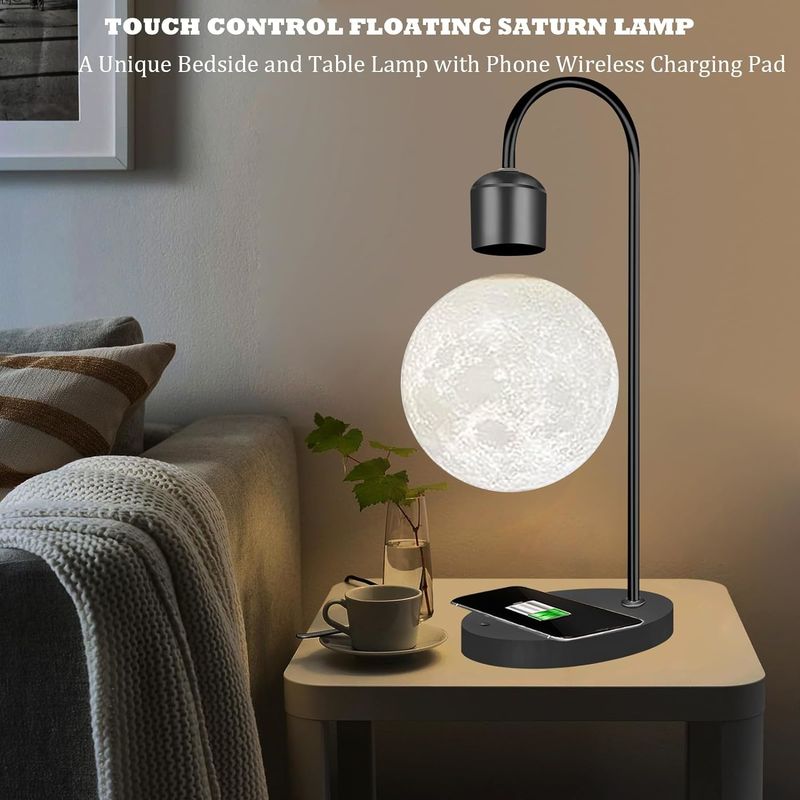Magnetic Levitating Moon Lamp Zero Gravity Floating Desk Toys For Decoration Gifts