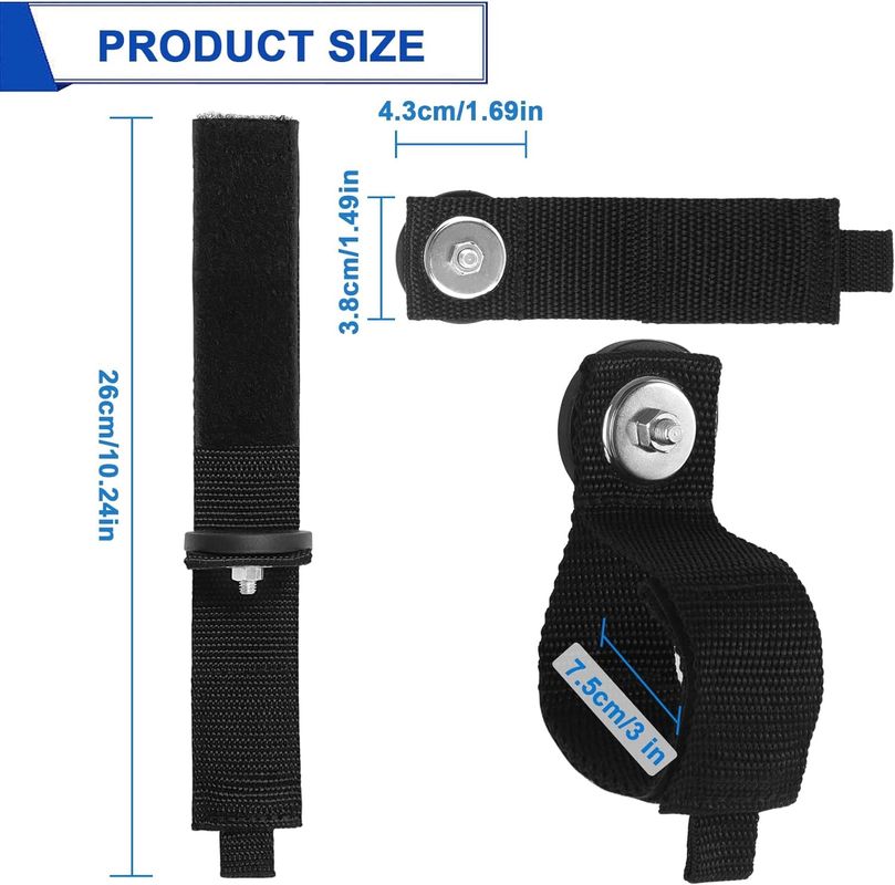 Ergonomic Magnetic Hanging Strap With Extension Cord Holder For Cables Hoses