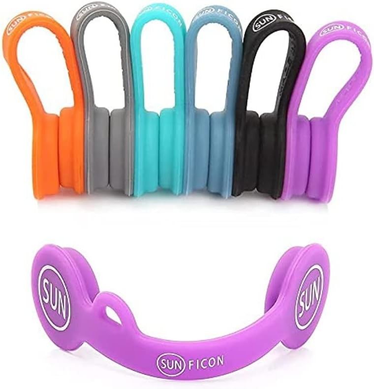 6PCS Magnetic Cord Organizer Color Earphone Cord Holder For Home Office School