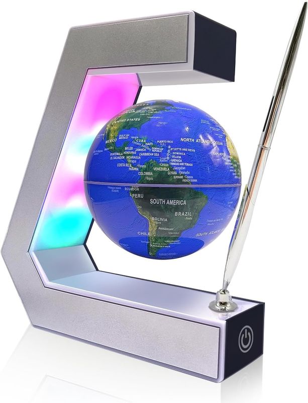 Home Decor Magnetic Levitation Lamp Levitating Globe Lamp With Touch Control And Pen