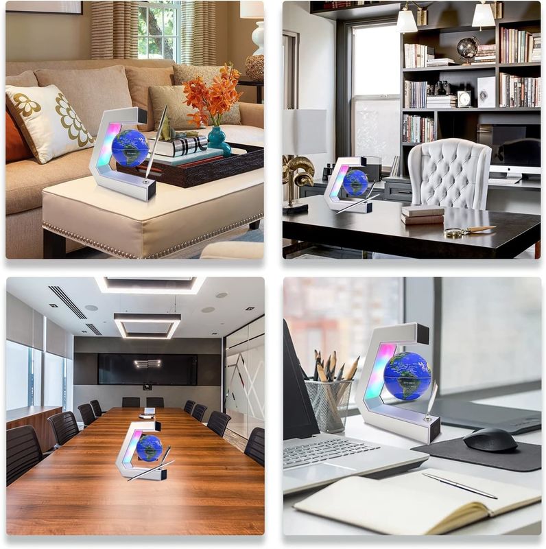 Home Decor Magnetic Levitation Lamp Levitating Globe Lamp With Touch Control And Pen