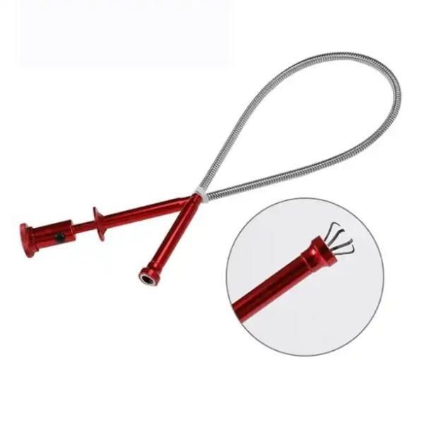 Stainless Steel Flexible 2 Feet Magnetic Pick Up Claw Grabber Tool W/LED Light Customized For Multiple Uses