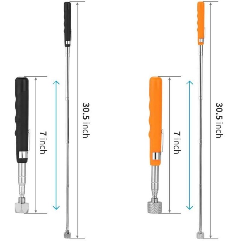                    Telescopic Magnetic Pickup Tool Extendable Pen Type Stainless Steel Stick             