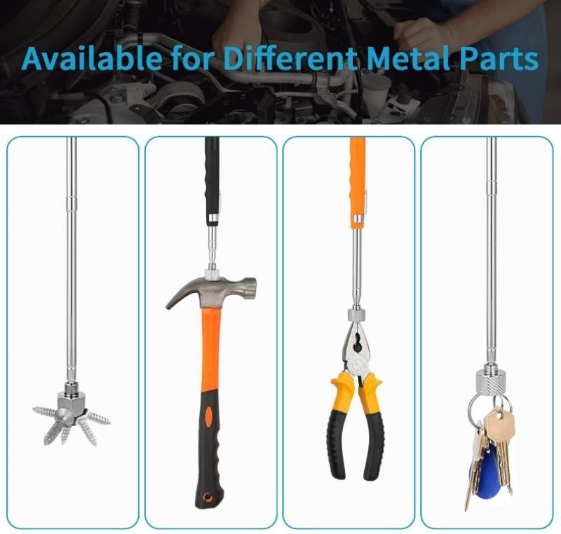                    Telescopic Magnetic Pickup Tool Extendable Pen Type Stainless Steel Stick             