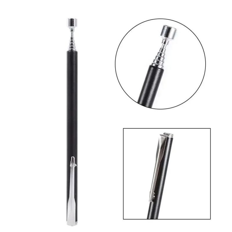                   Portable Telescopic Magnetic Flexible Pick up Tool Adjustable Extending Rod Stick Powerful Magnet Pen             