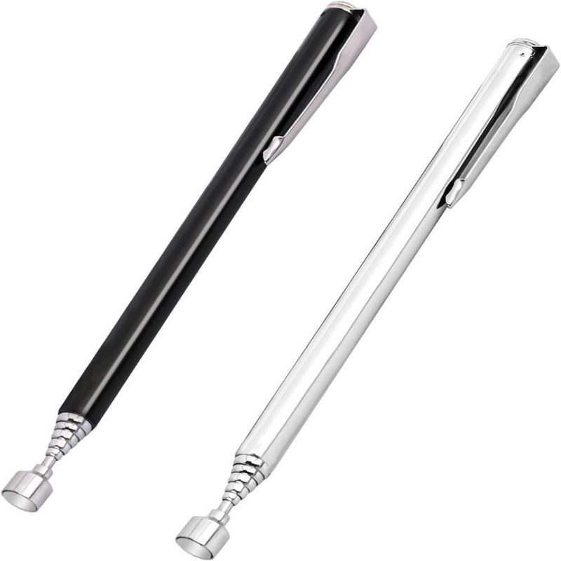                    Magnetic Pickup Tool Extendable Pen Type Stainless Steel Stick             