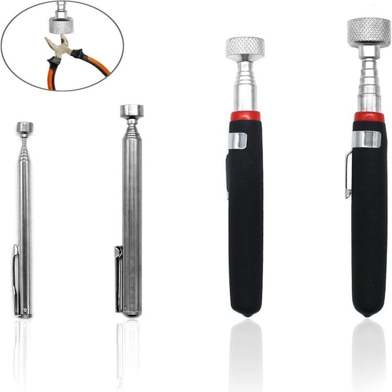                    Magnetic Pickup Tool Extendable Pen Type Stainless Steel Stick             