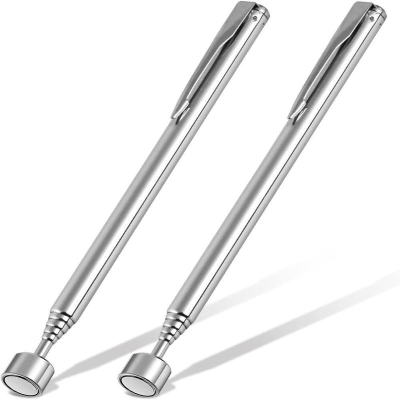                    Magnetic Pickup Tool Extendable Pen Type Stainless Steel Stick             