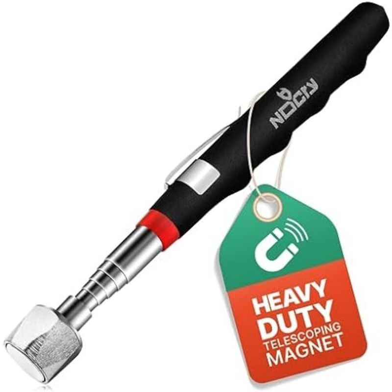 JIS Standard Magnetic Telescopic Pick Up Tool With LED Light Adjustable For Picking Up Screws Nuts Bolt