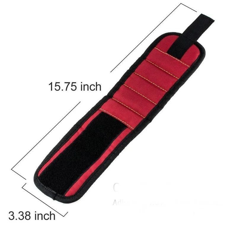                    Magnetic Wrist Support Band with Strong Magnets for Holding Screws Nail Bracelet Belt Support             