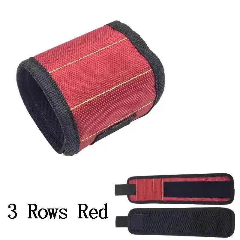                    Magnetic Wrist with Strong Holds Screws Nails Drill Bit Storage Organizer Support Band Repair Magnetic Tools             