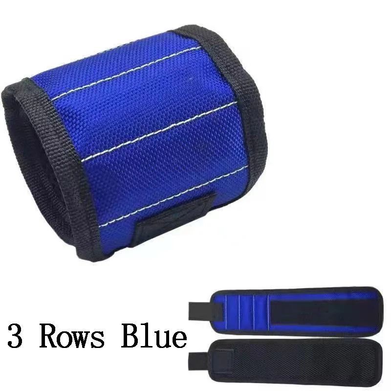                    Magnetic Wrist with Strong Holds Screws Nails Drill Bit Storage Organizer Support Band Repair Magnetic Tools             