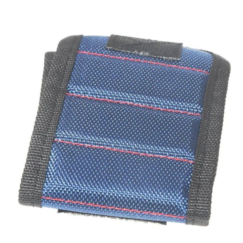                    Strong Magnetic Wristband Tool Bag Oxford Cloth Wrist Belt Portable Screws Nails Tool             