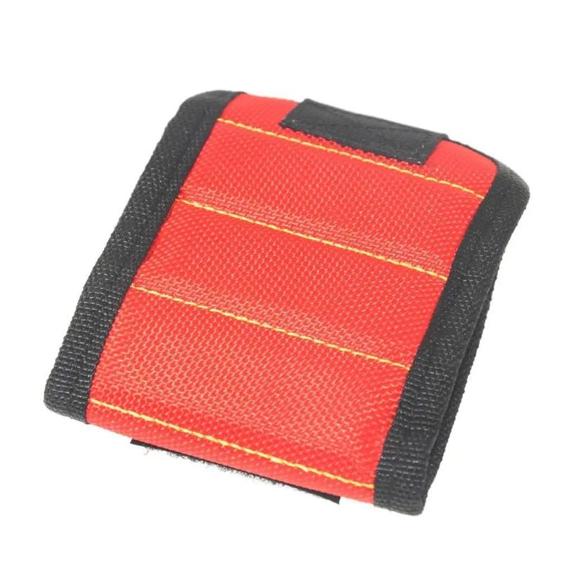                    Strong Magnetic Wristband Tool Bag Oxford Cloth Wrist Belt Portable Screws Nails Tool             