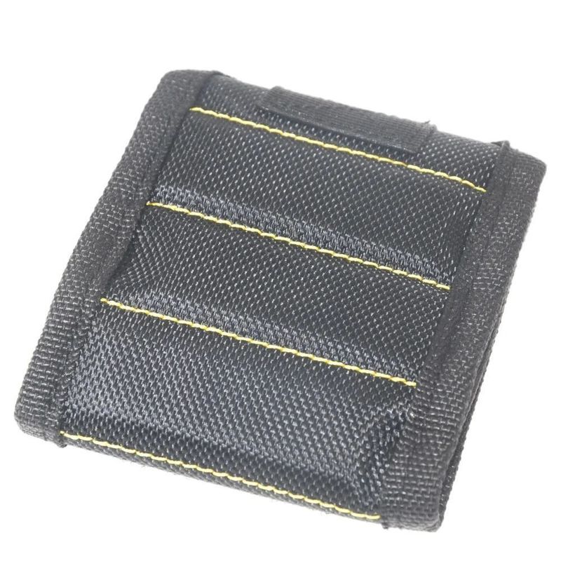                    Strong Magnetic Wristband Tool Bag Oxford Cloth Wrist Belt Portable Screws Nails Tool             