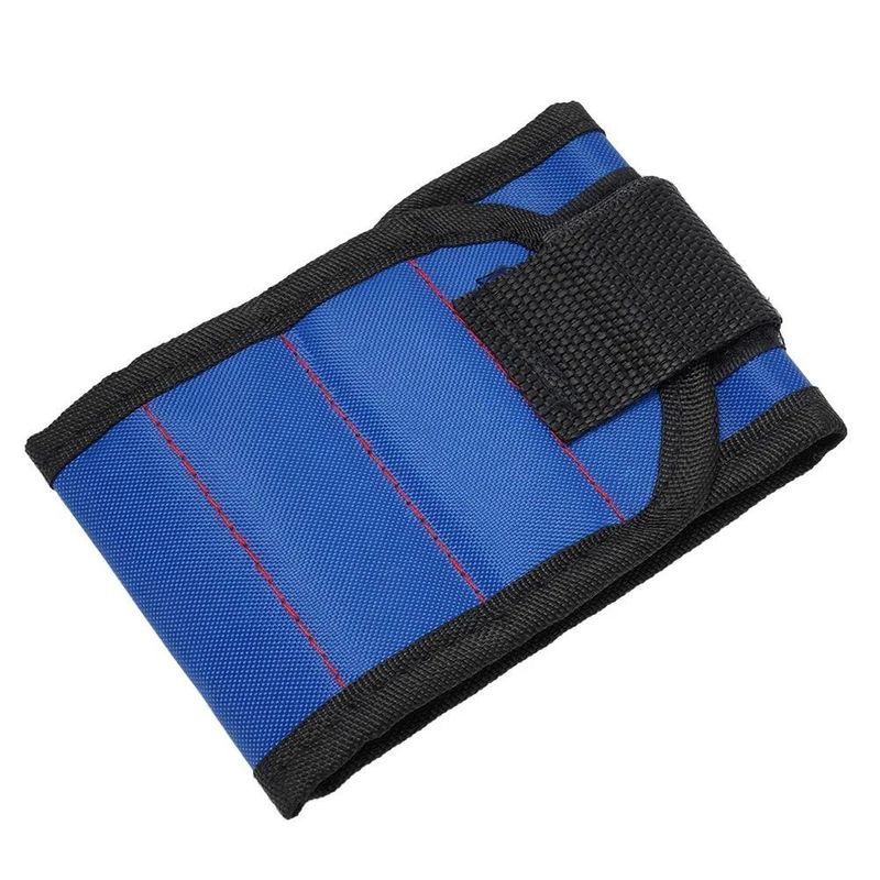                    Magnetic Wristband Portable Magnetic Tool Bag for Screw Nail Nut Bolt Drill Bit Repair Kit             
