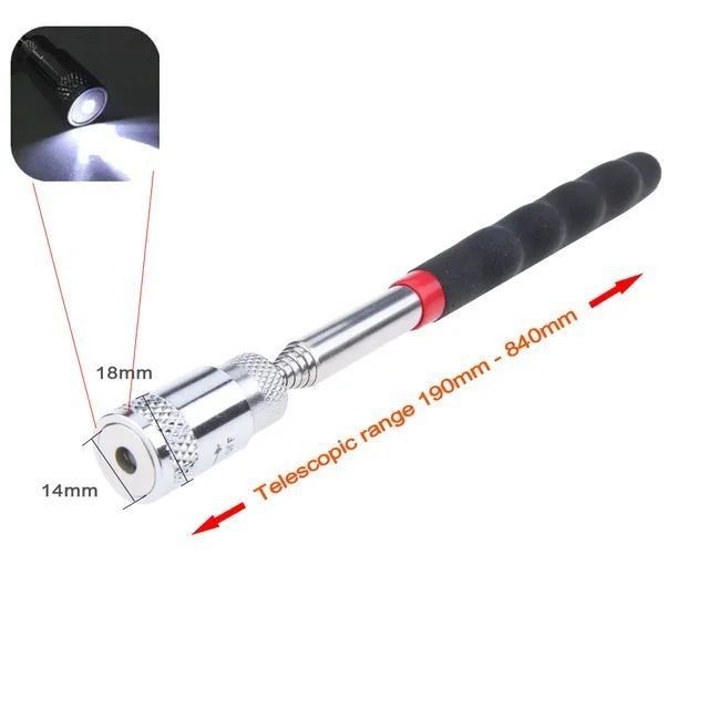                    Portable Telescopic Magnetic Magnet Pen Handy Tool Capacity for Picking up Nut Bolt Extendable Pickup Rod Stick             