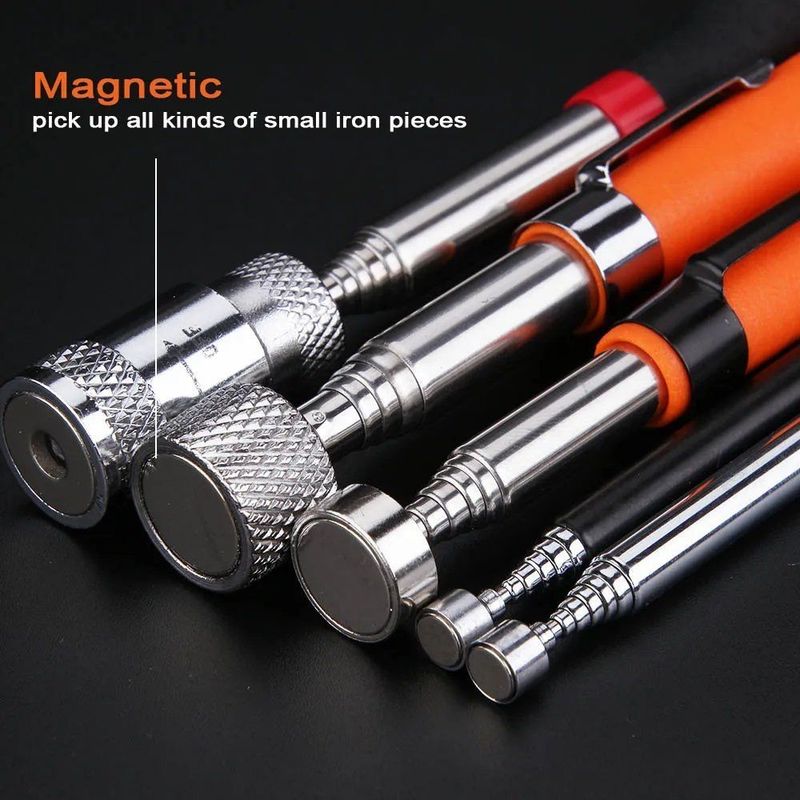                    Portable Telescopic Magnetic Magnet Pen Handy Tool Capacity for Picking up Nut Bolt Extendable Pickup Rod Stick             