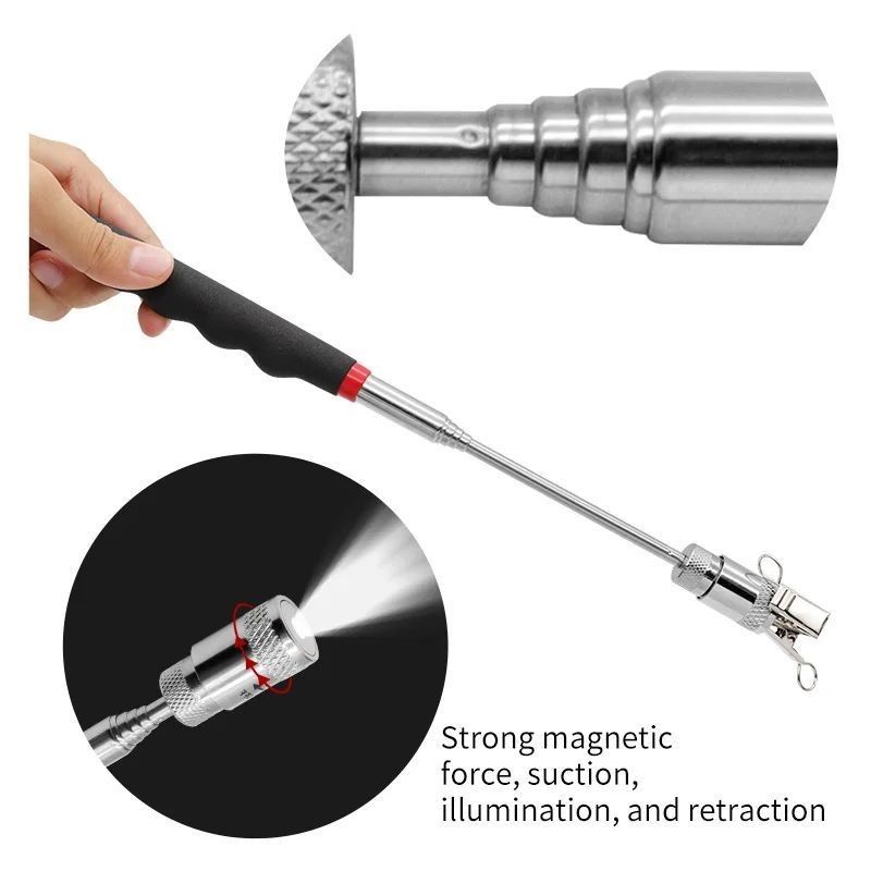                    Telescopic Magnet Mini Portable Heavy Duty Magnetic Pick-up Nut Home Hand Tools Set             