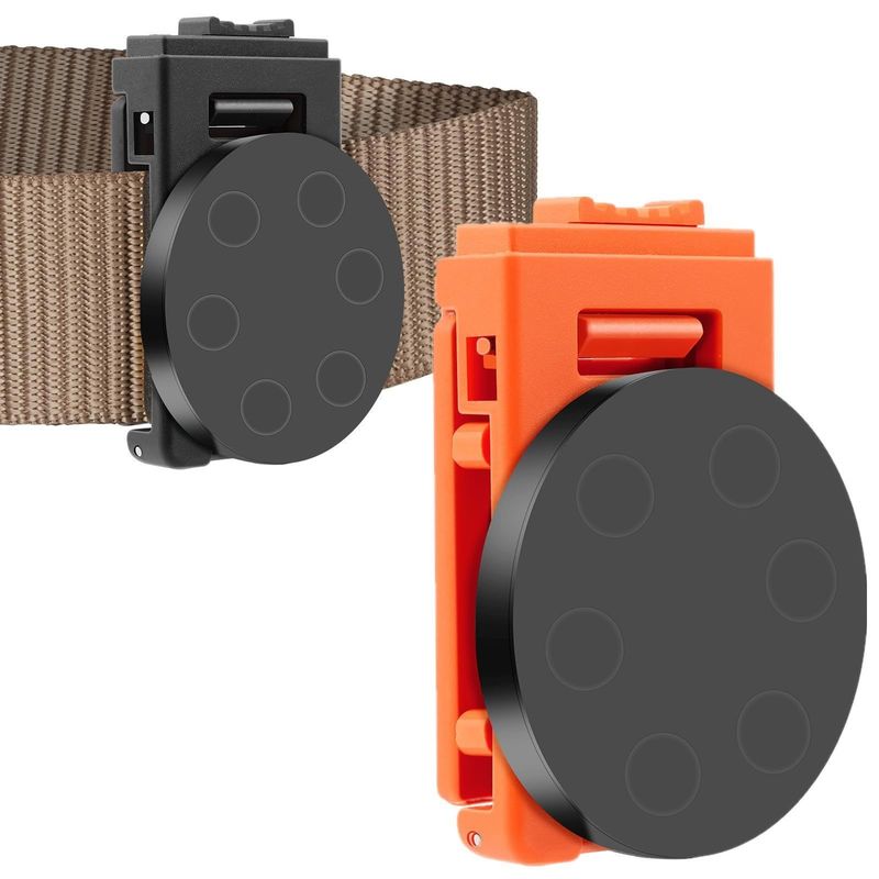 Magnetic Belt Clips, Heavy Duty Tool Holster Belt Clip Non-Slip Magnetic Tool Holder Magnet Belt Organizer for Hammer Screwdrivers
