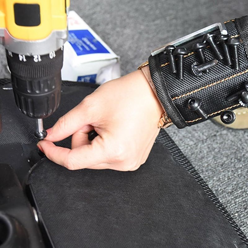 Magnetic Wristband For Holding Screws, Tool Belt Holder Cool Gadgets For Stocking Stuffer