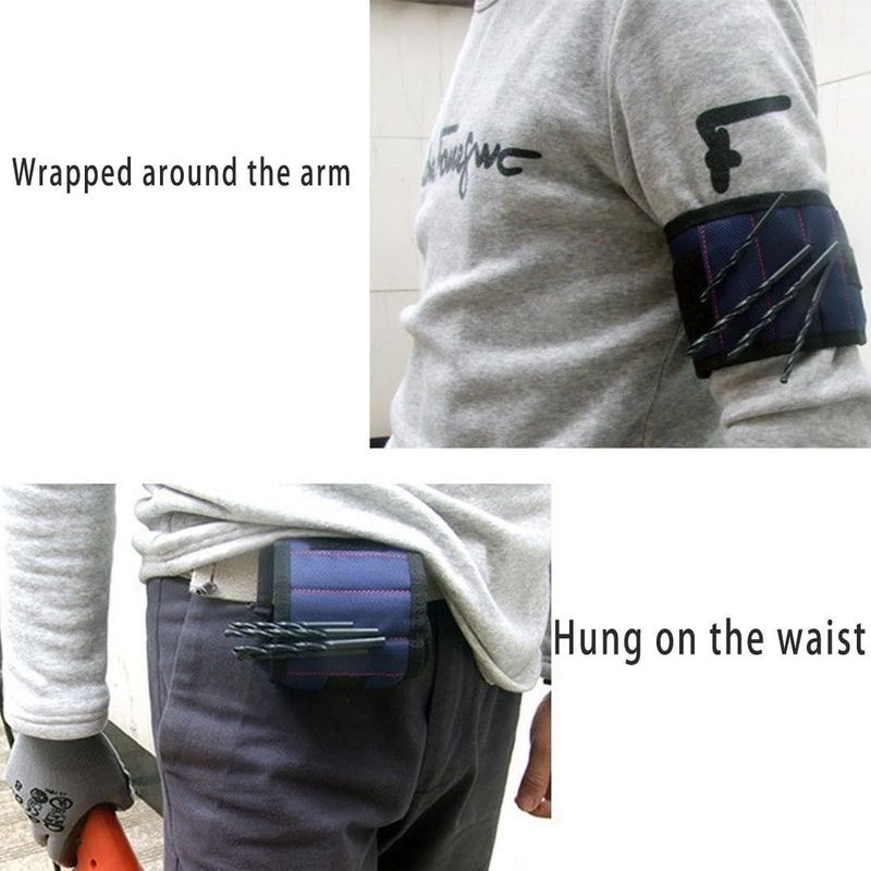 Magnetic Wristband For Holding Screws, Tool Belt Holder Cool Gadgets For Stocking Stuffer