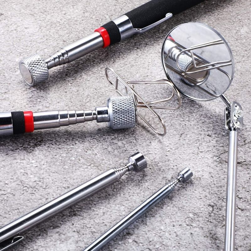 Flexible Inspection Tool with LED Light for Car Repair Magnetic Pick up Tool