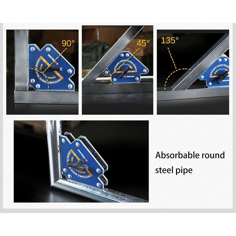                    Magnetic Welding Holders Angle Solder Arrow Magnet Weld Fixer Positioner Ferrite Holding Auxiliary Locator Tools             