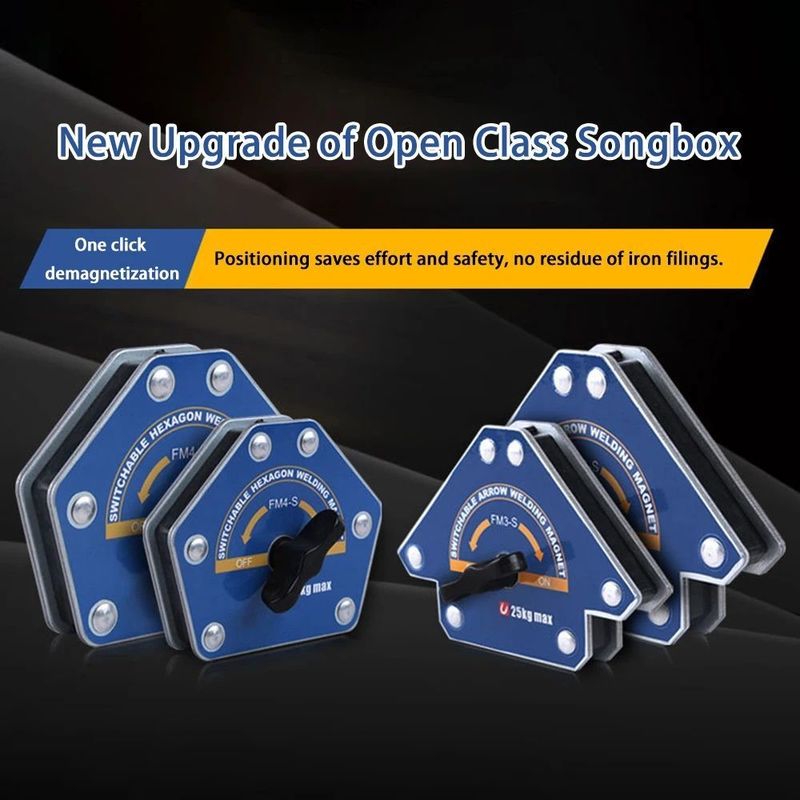                    Magnetic Welding Holders Angle Solder Arrow Magnet Weld Fixer Positioner Ferrite Holding Auxiliary Locator Tools             