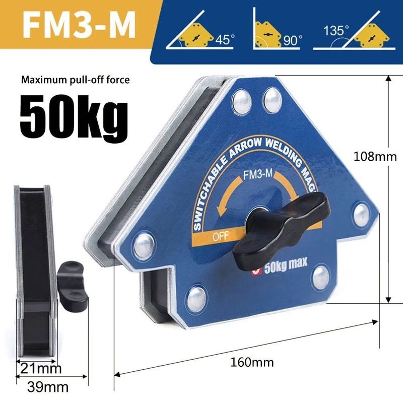                    Magnetic Welding Holders Angle Solder Arrow Magnet Weld Fixer Positioner Ferrite Holding Auxiliary Locator Tools             