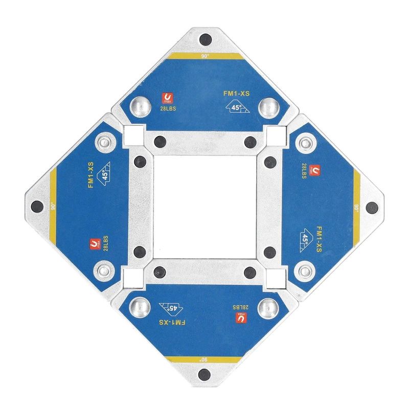                    Magnetic Welding Fixer 45° 90° 135° Multi-Angle Magnet Weld Positioner Ferrite Auxiliary Locator Tools Welding Positioner             
