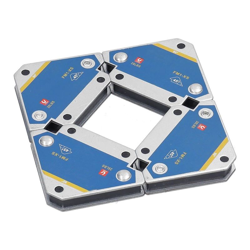                    Magnetic Welding Fixer 45° 90° 135° Multi-Angle Magnet Weld Positioner Ferrite Auxiliary Locator Tools Welding Positioner             