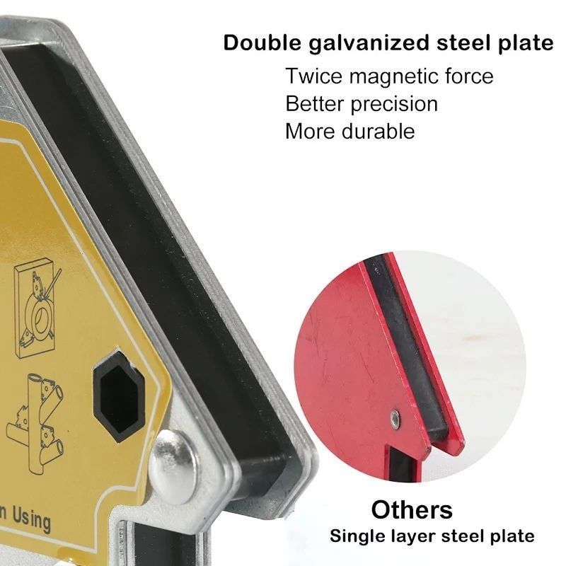                    Switchable Welding Magnet 3′′/4′′/5′′arrow Welding Magnet/ Ferrite Magnetic Welding Holder             