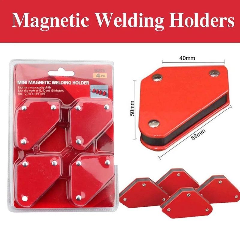                    Double Switch Welding Holders 90° 55/110lbs Magnetic Welding Fixer Ferrite Auxiliary Locator Tools             