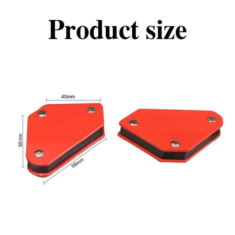                    Double Switch Welding Holders 90° 55/110lbs Magnetic Welding Fixer Ferrite Auxiliary Locator Tools             