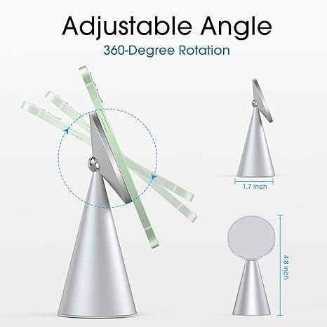 Magnetic Phone Stand Compatible with iPhone 13&iPhone 12, Mini, Pro and Pro Max, Adjustable Aluminum Holder