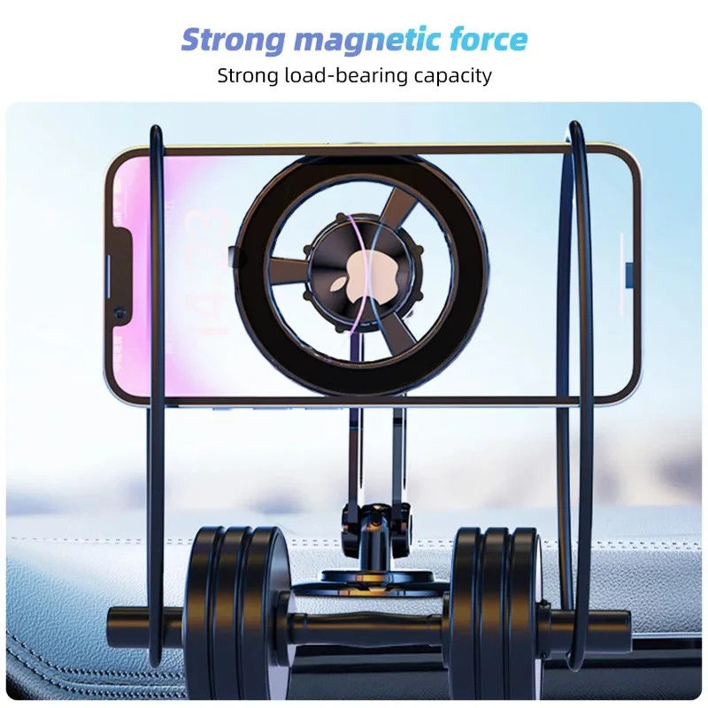 360° Rotate Strong Magnetic Car Phone Holder For Magsafe Foldable Phone Stand Air Vent Magnet Mount GPS Support For phone 14 13