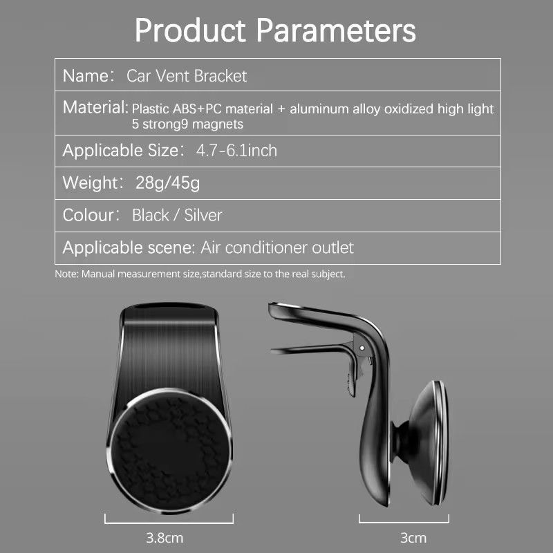 Car Magnetic Phone Holder Stand Air Vent Magnet Car Mount GPS Smartphone Mobile Support In Car Bracket for iPhone Xiaomi Samsun