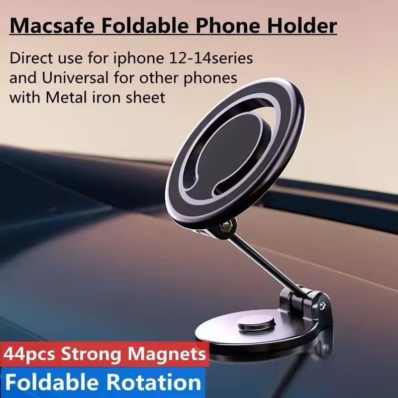 1080 Magnetic Car Phone Holder Magnet Car Bracket Mount Cell Smartphone Support in Car For iPhone 15 14 13 12 11 Samsung